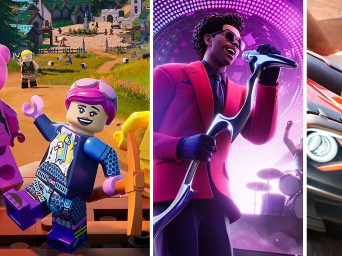 Fortnite se reinventa con nuevos modos de juego inspirados en LEGO, Rock Band y Rocket Racing