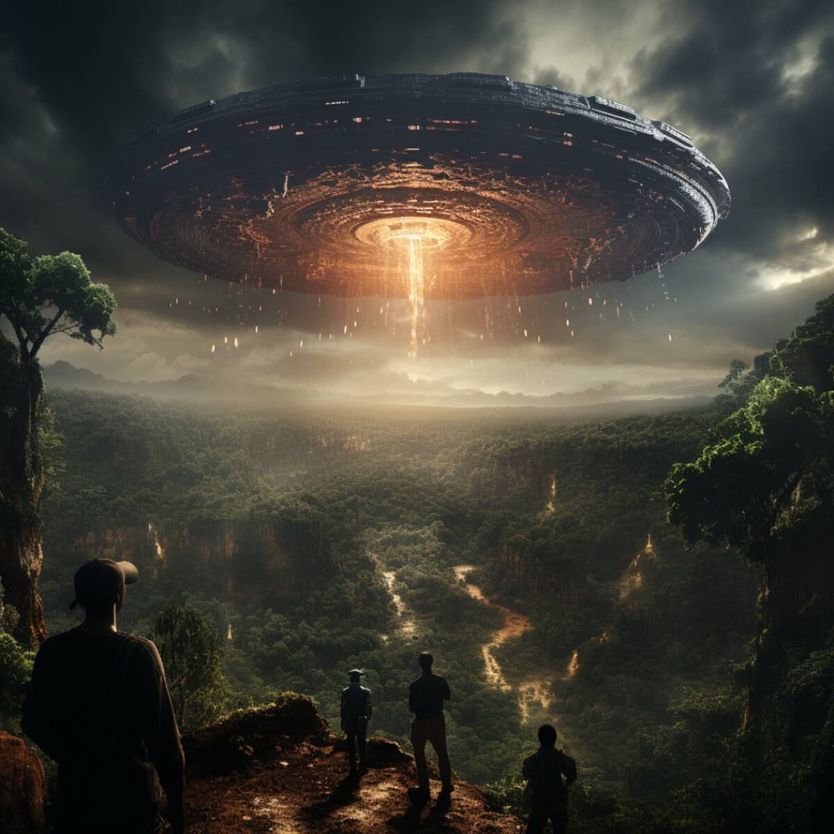 Los mayas como sociedad futurística. Una nave en el cielo.