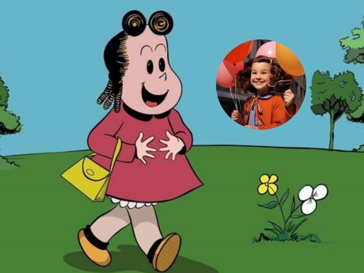Así de encantadora se vería “La pequeña Lulú” en la vida real según una inteligencia artificial.
