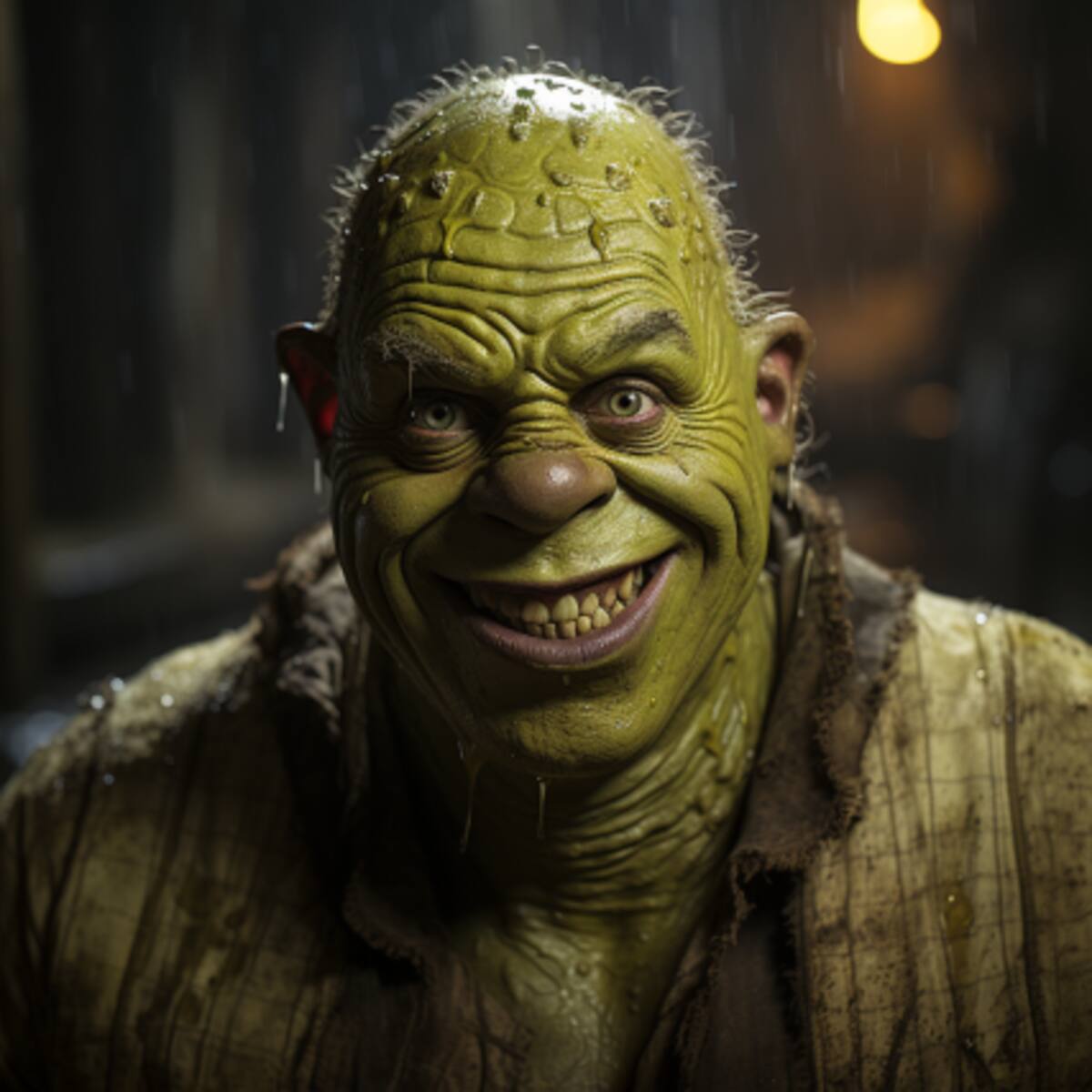 Así se vería Shrek en una película de terror según la Inteligencia Artificial
