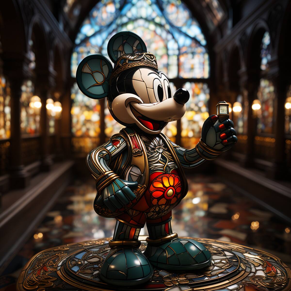 El interior de uno de los castillos contará con una preciosa llena de bellos vitrales, con arquitectura propia del neoclasicimos mexicano.