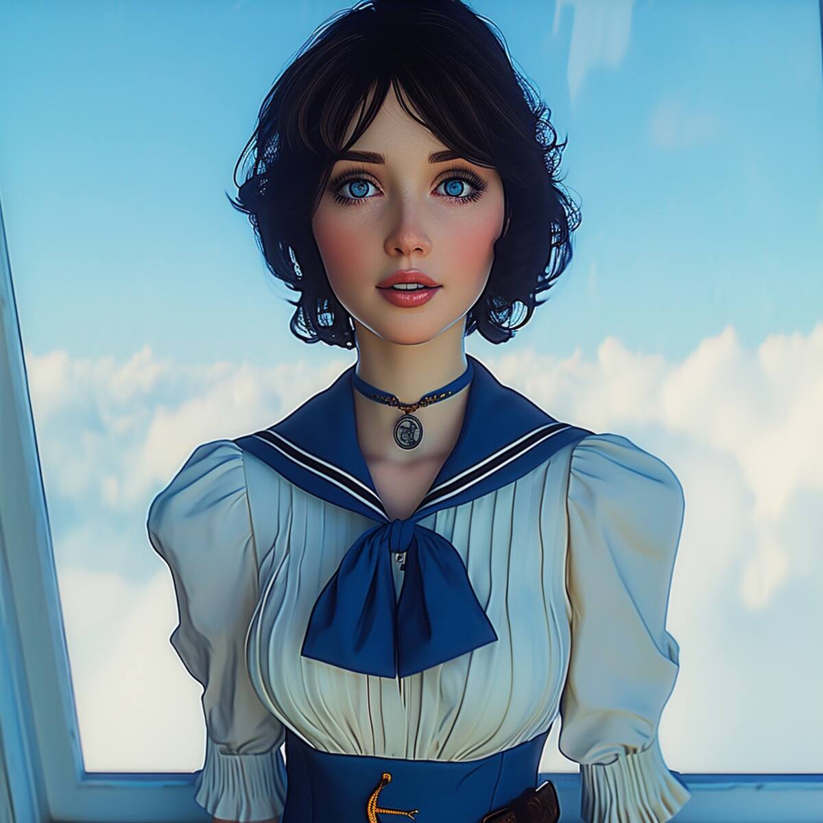 El diseño original de Elizabeth estaba inspirado en la actriz española Rocío Muñoz Morales. Sin embargo, durante el desarrollo del juego, el equipo decidió cambiar su apariencia para que se adaptara mejor a la narrativa y el entorno de Columbia.