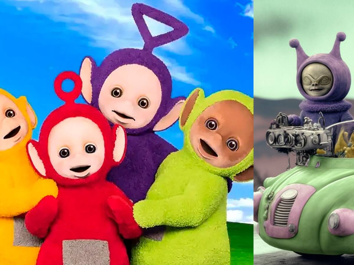 "Los Teletubbies diseñados por HR Giger": Así se verían según una inteligencia artificial