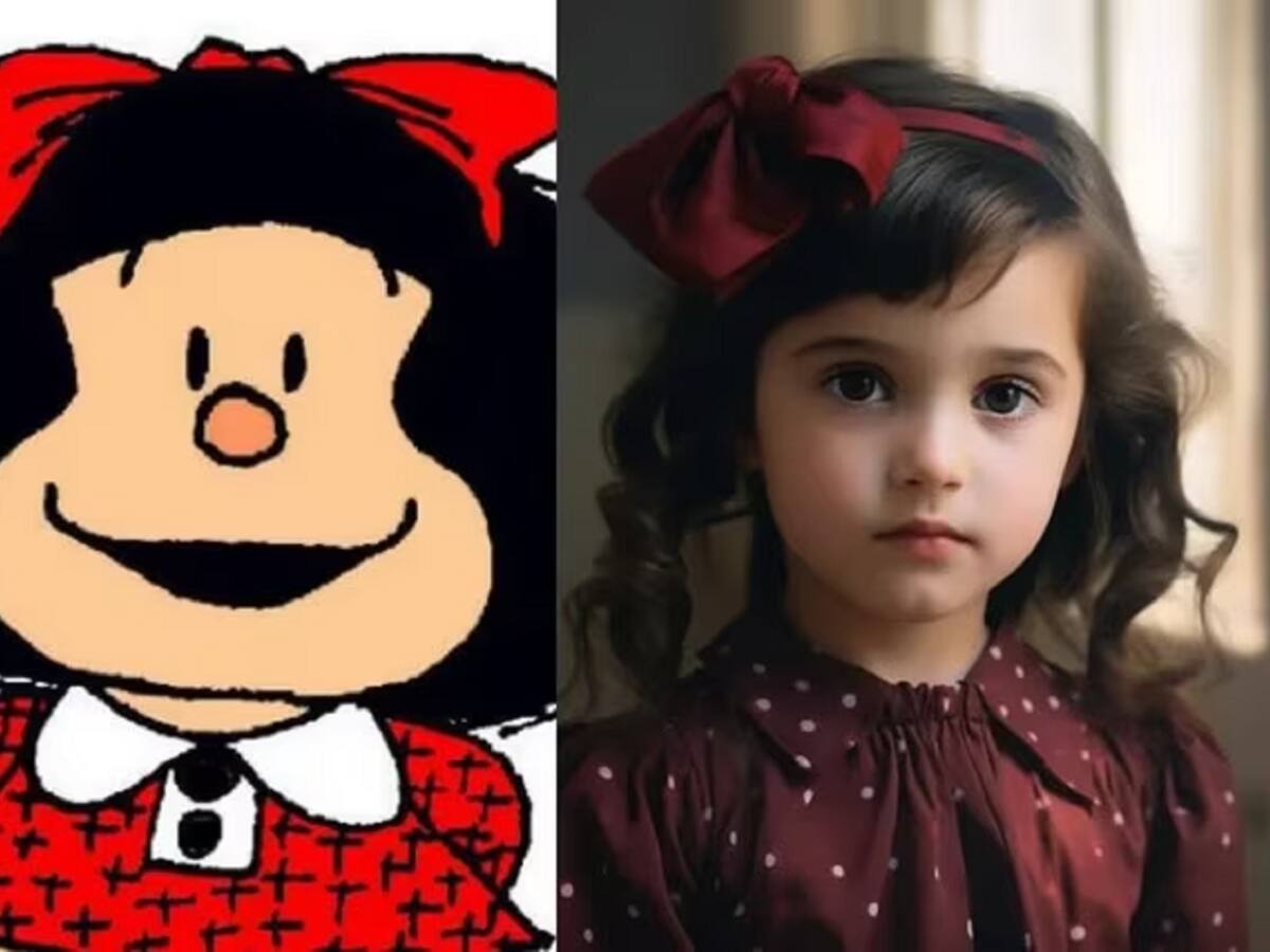 Mafalda: Así se vería el personaje en la vida real según una inteligencia artificial