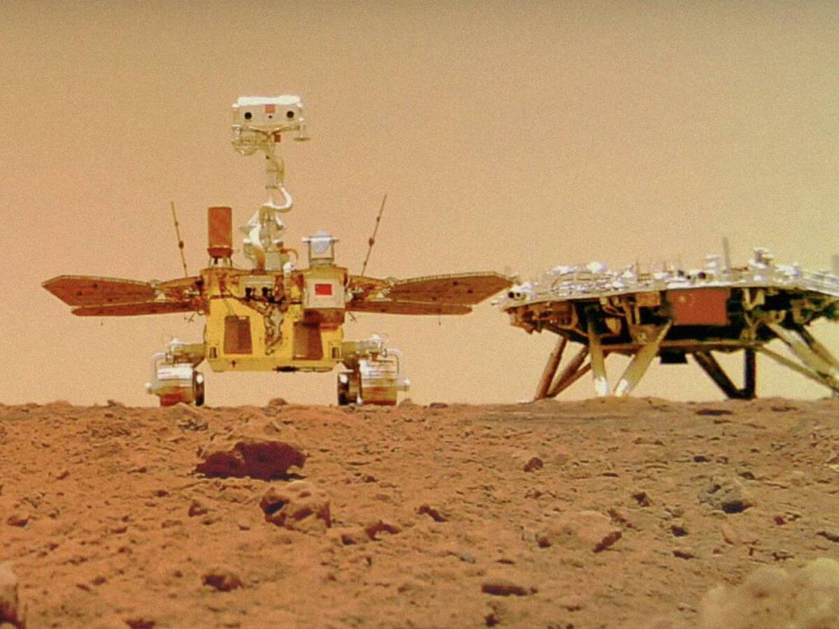 China detectó enigmáticas formas geométricas bajo la superficie de Marte