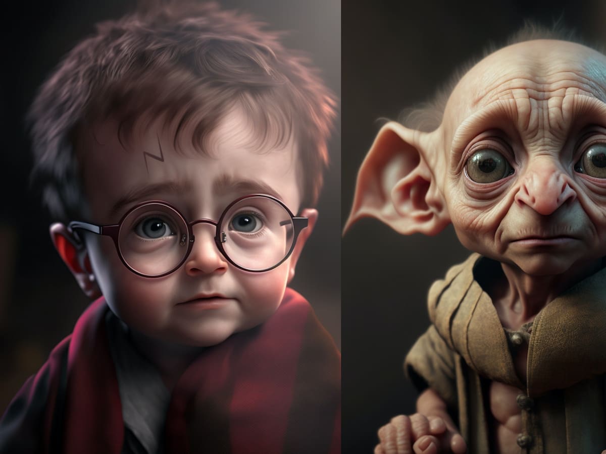Así se verían los personajes de Harry Potter si fuesen bebés según una inteligencia artificial
