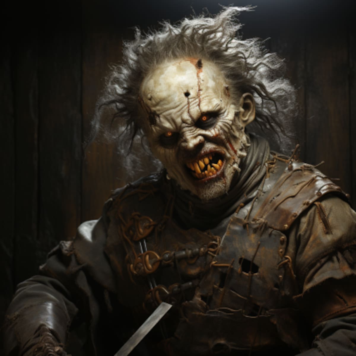 Leatherface en la época medieval según la Inteligencia Artificial