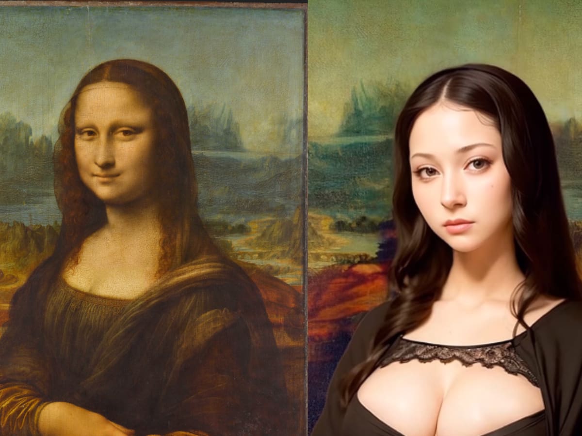 Así se vería la Mona Lisa en el mundo moderno, según inteligencia artificial