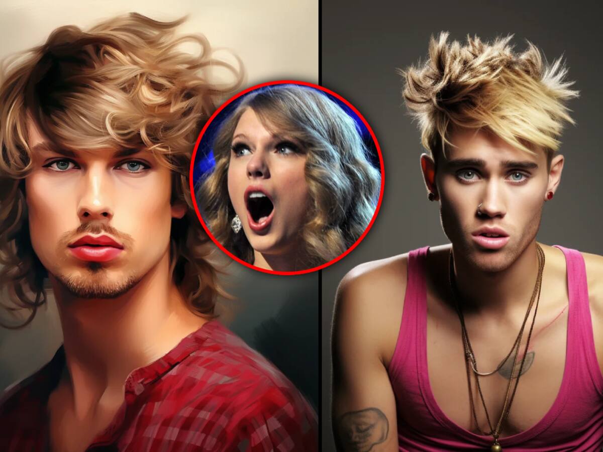 Así se verían Taylor Swift, Miley Cyrus, Beyonce y otras estrellas como hombres, según inteligencia artificial