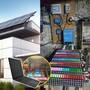 Hombre vive casi una década sin pagar electricidad gracias a un sistema con 650 baterías recicladas de laptops y paneles solares