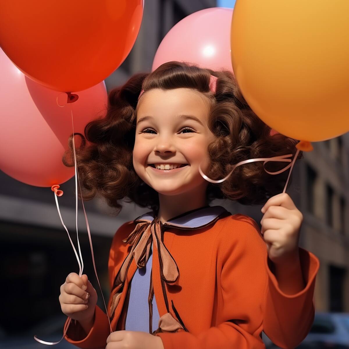 La pequeña Lulú porta su mirada pícara y su toque hilarante, según la inteligencia artificial. │ Midjourney