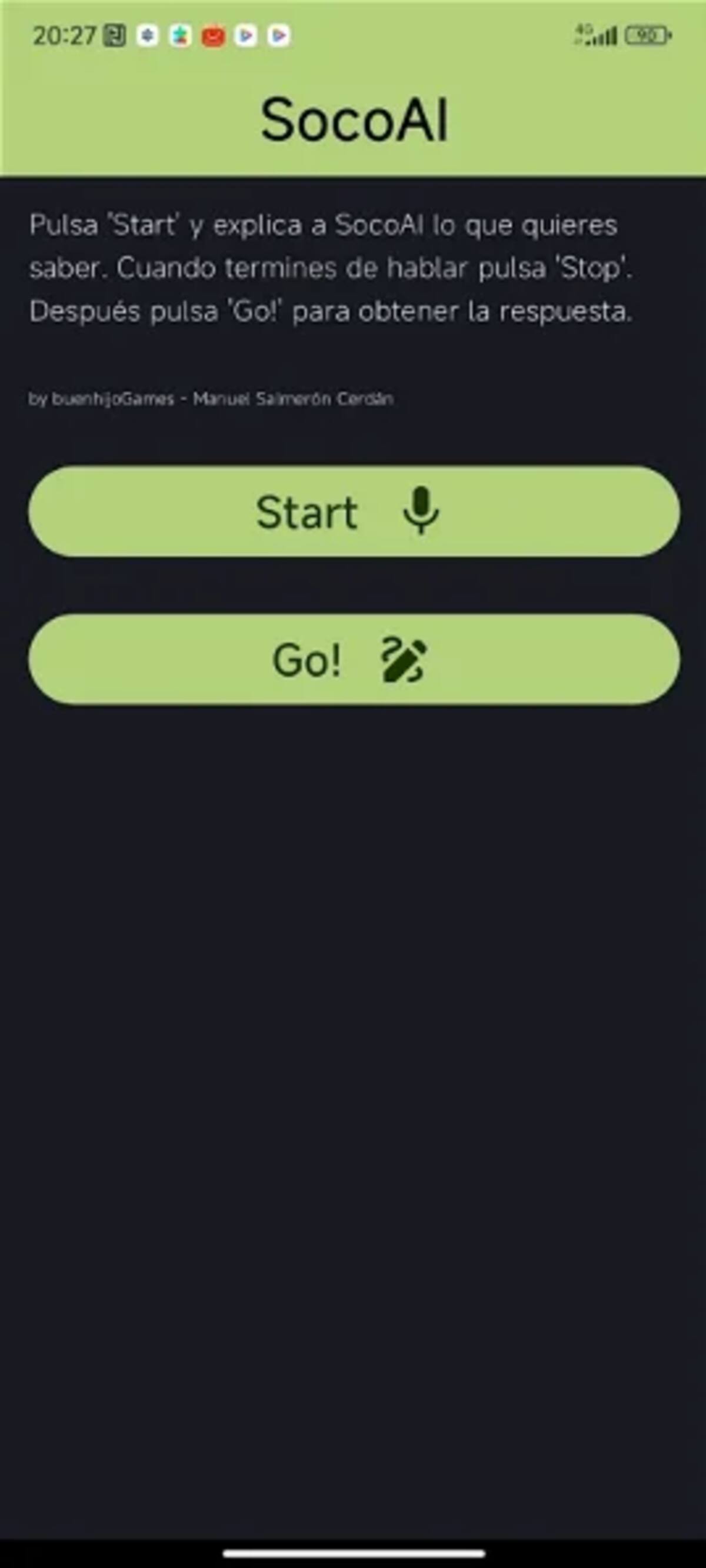 Fuente: Captura de pantalla de Android.