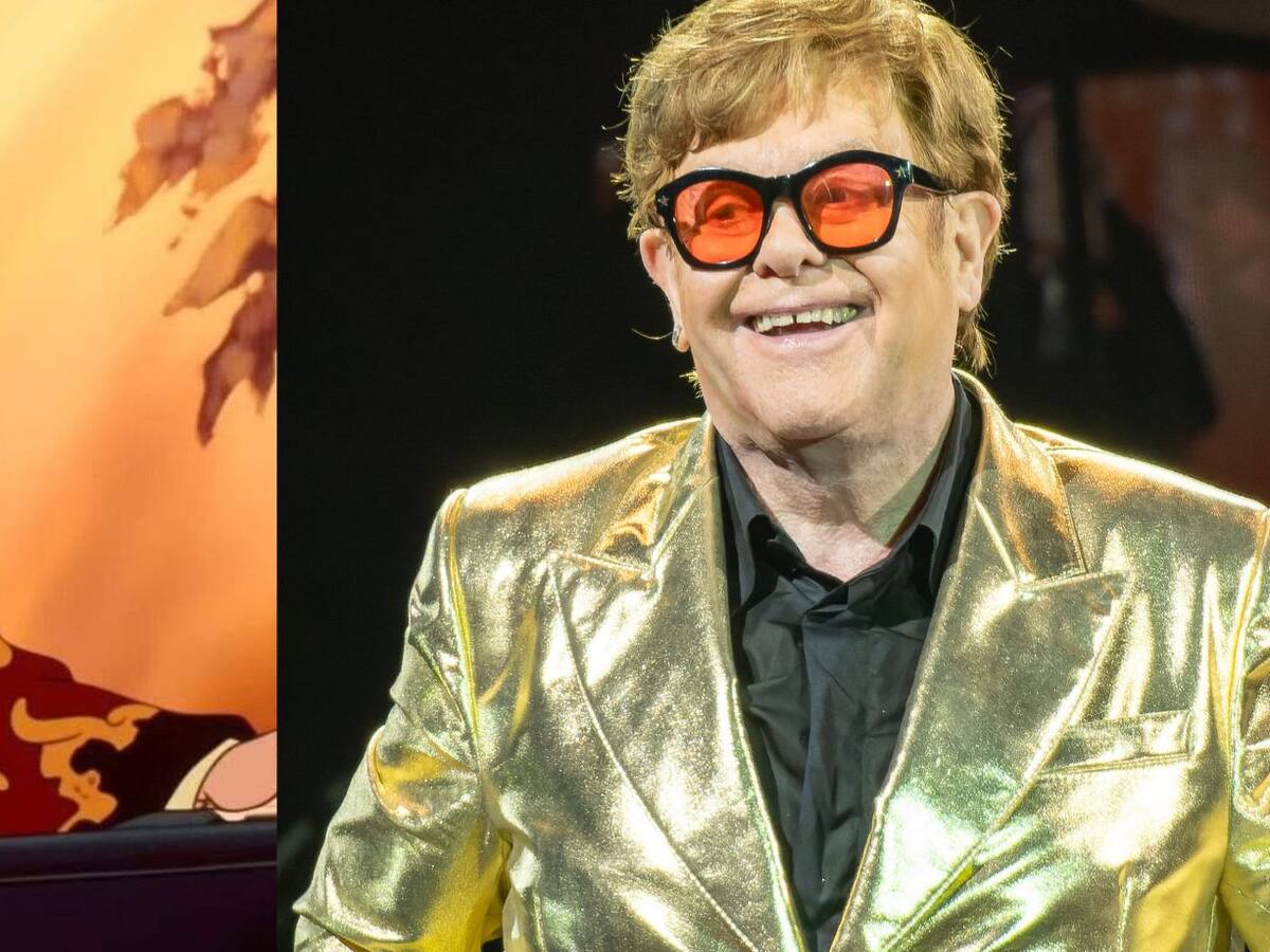 Así se vería Elton John en estilo Disney según una inteligencia artificial