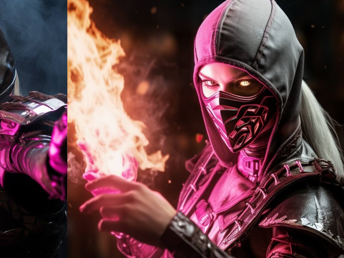 Así se vería "Barbie" en el mundo de Mortal Kombat de la PS5 según una inteligencia artificial