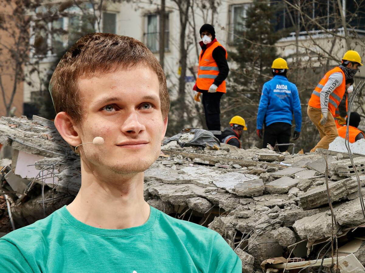 El fundador de Ethereum donó $227,000 dólares para ayudar a víctimas del teremoto en Turquía