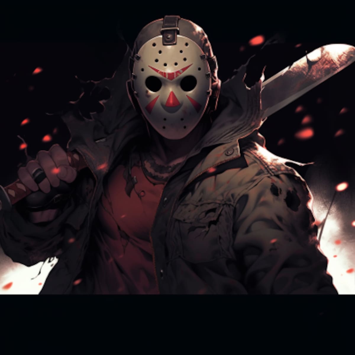 Jason Vorhees versión anime según la Inteligencia Artificial