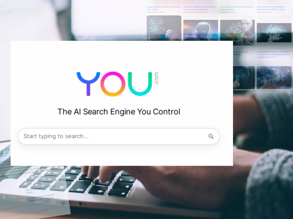 You: Este buscador impulsado con inteligencia artificial se le adelantó a Google y Microsoft