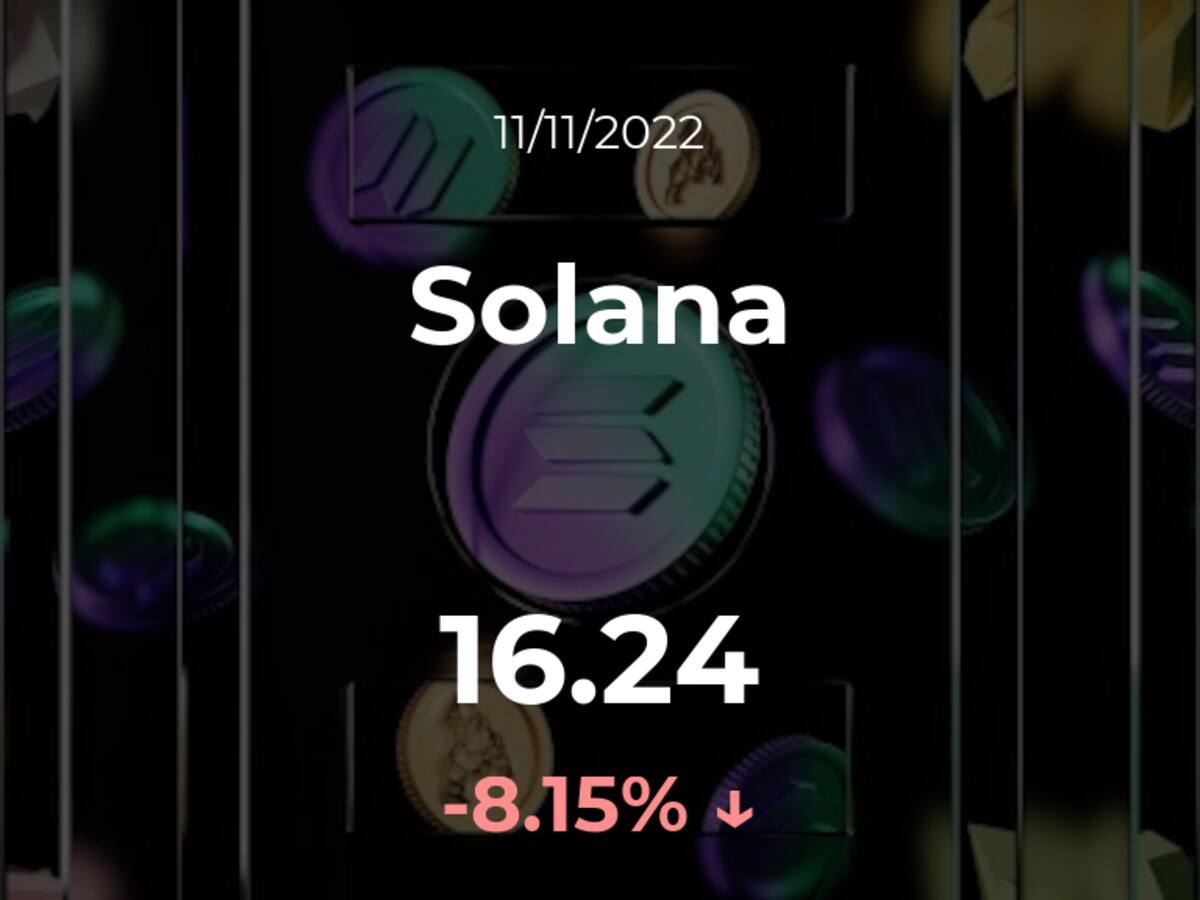 Precio del Solana del 11 de noviembre