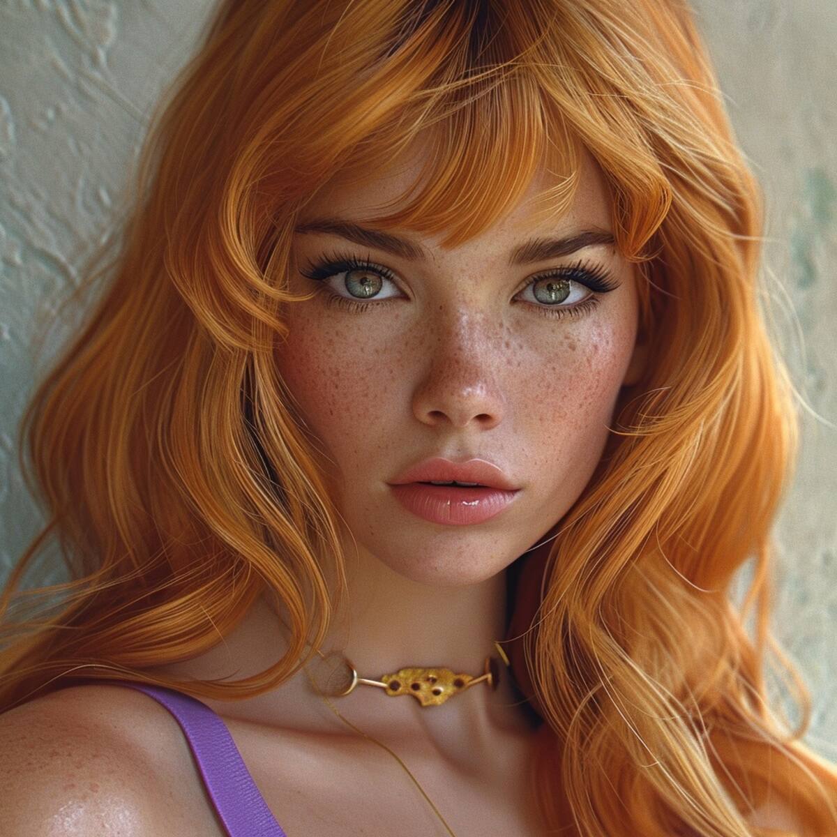 Daphne de Scooby Doo ha sido recreada como una joven de la vida real por la IA de Midjourney