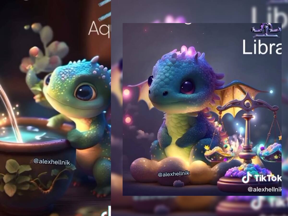 Así se verían los signos del zodiaco en versión ‘mini dino’ según una inteligencia artificial