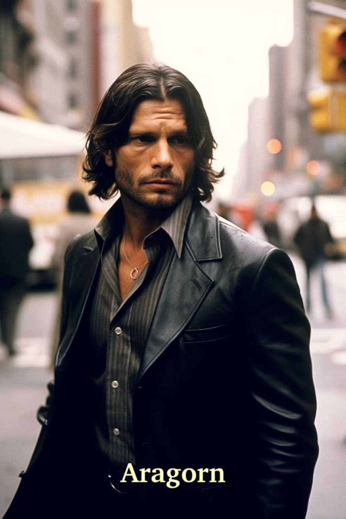 Aragorn en estilo realista de Martín Scorsese según una IA