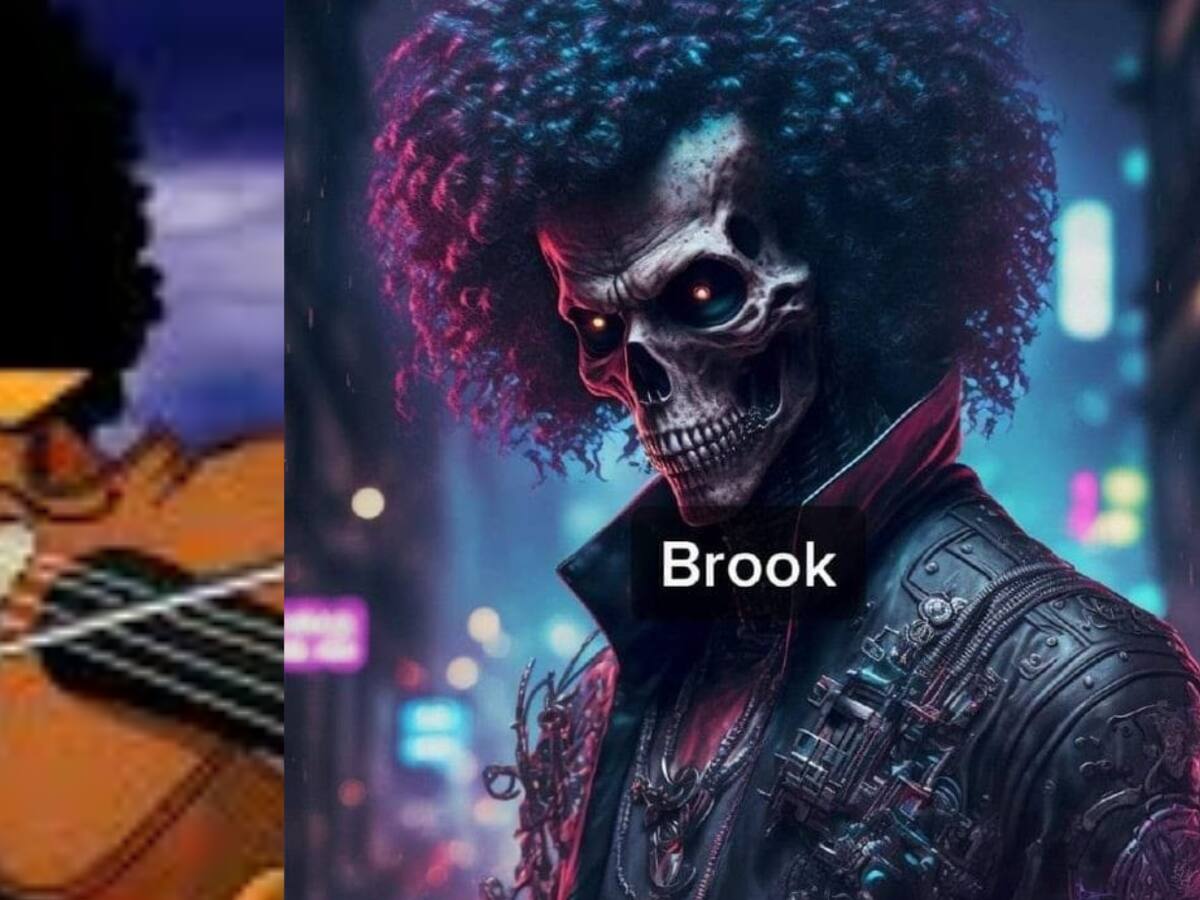 Así se vería Brook de "One Piece" en versión Cyberpunk según una inteligencia artificial