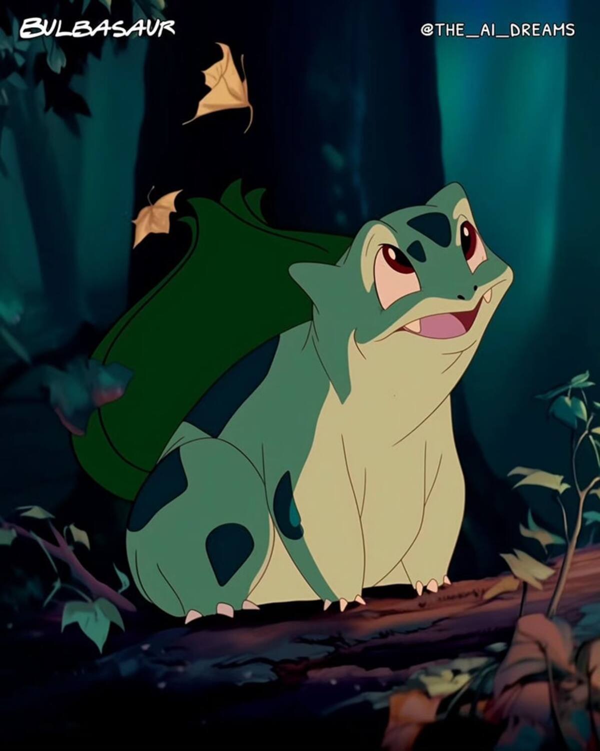 Bulbasaur en versión Disney según una IA