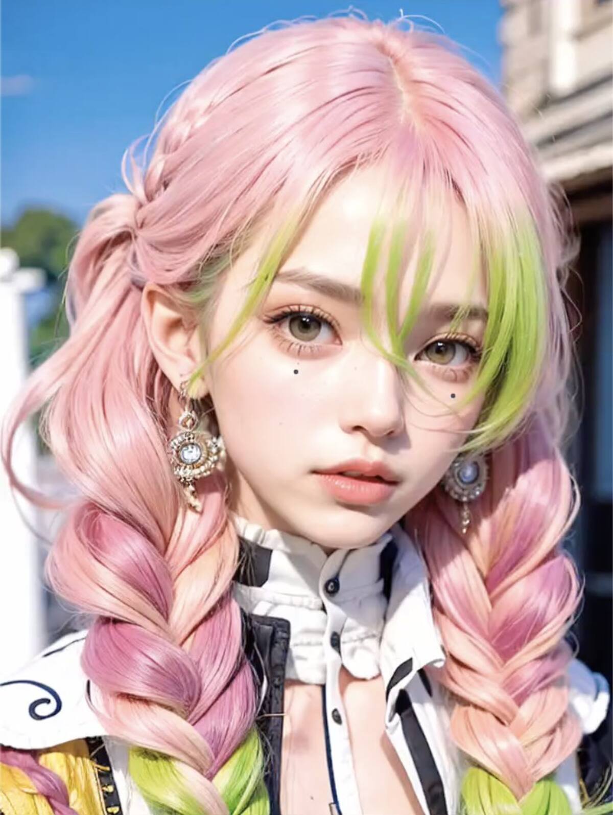 Así se vería Kanroji Mitsuri de Demon Slayer en la vida real según la inteligencia artificial | Aiworld83