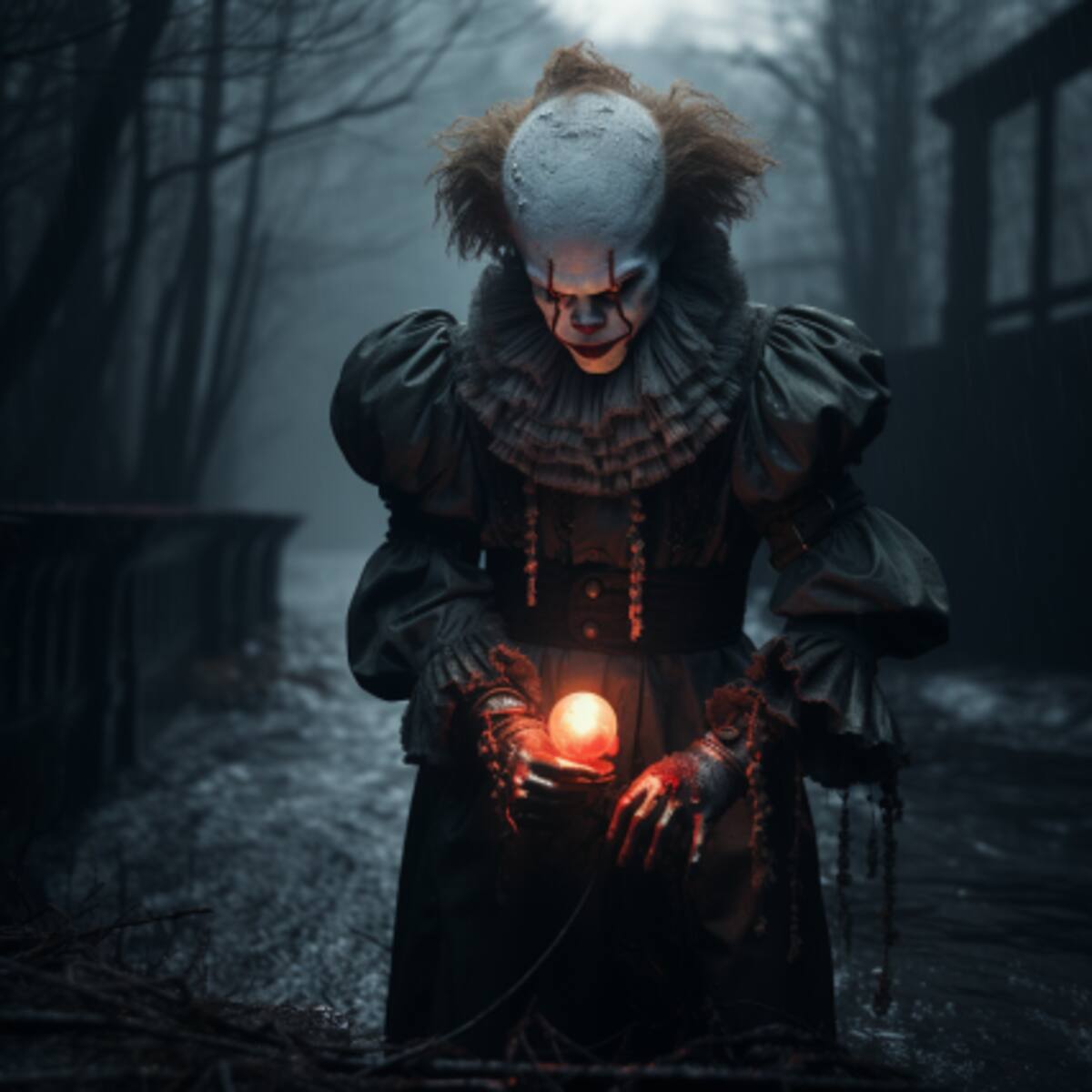 Así es como Midjourney imagina a Pennywise en una película de ciencia ficción