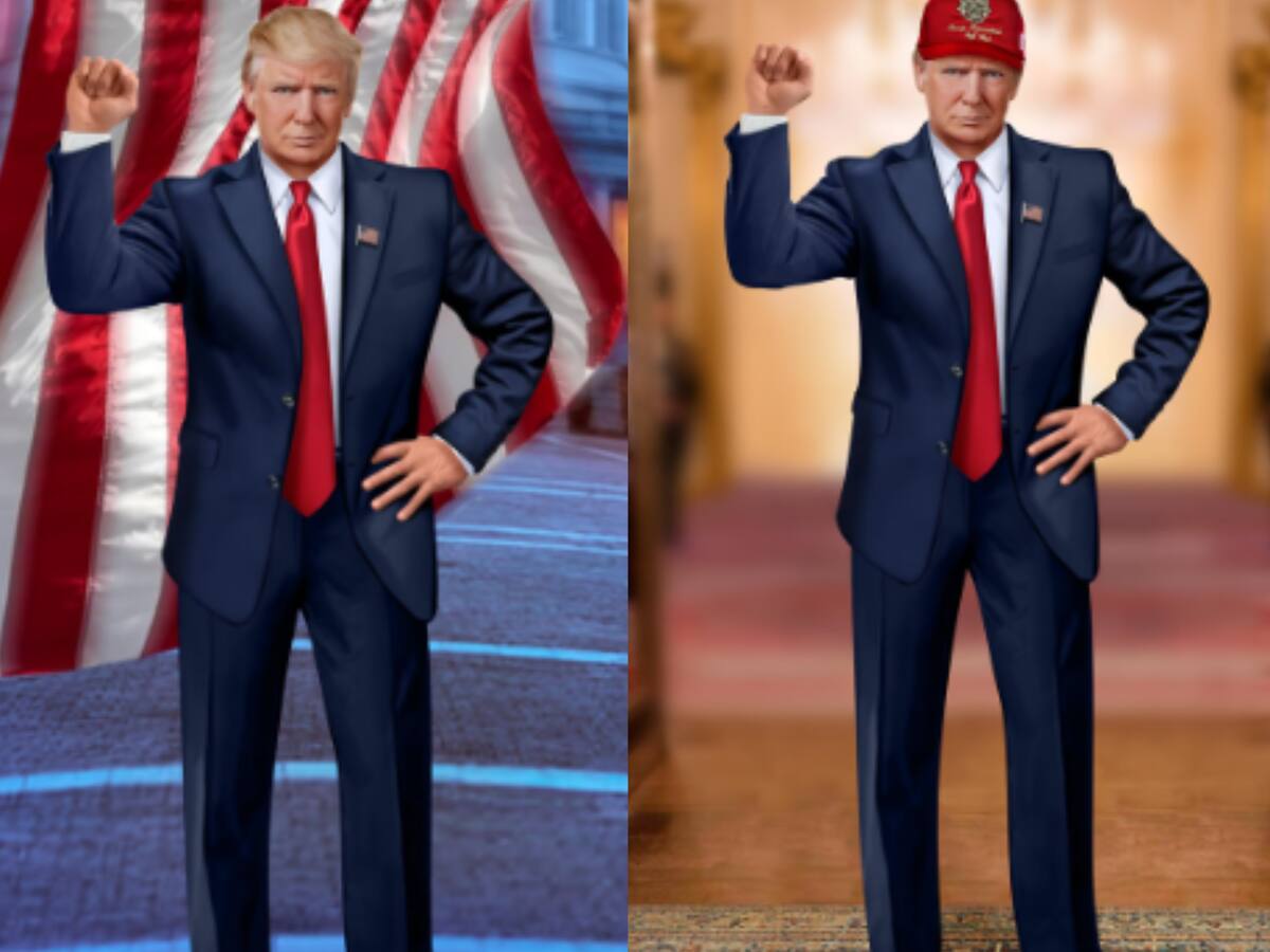 Acusan a Donald Trump de usar imágenes con drerechos de autor en su colección de NFTs