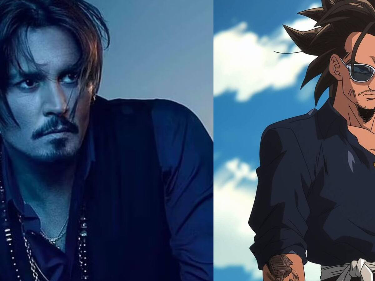 Así se vería Johnny Depp en el universo de Dragon Ball Z según una inteligencia artificial