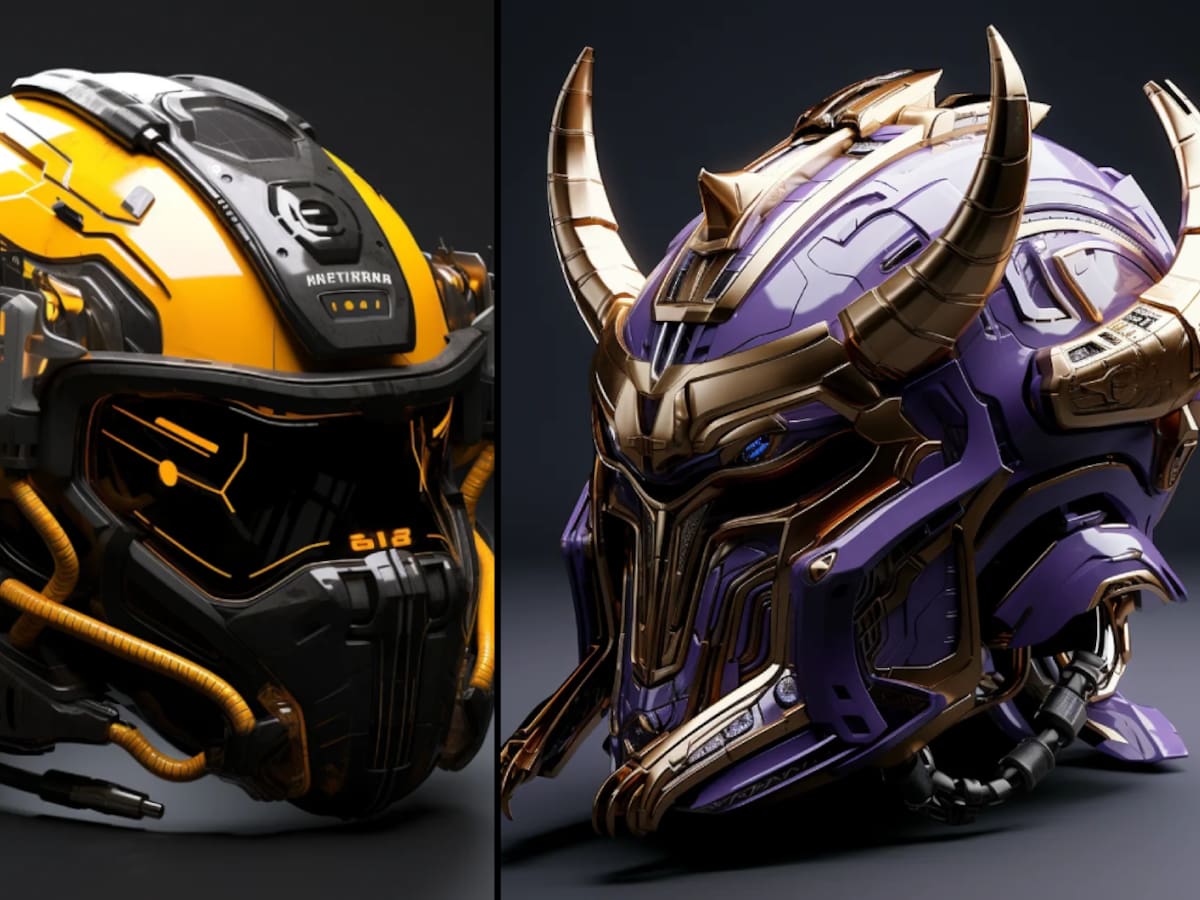 NFL: Así serán los cascos que se usarán en el 2050, según inteligencia artificial