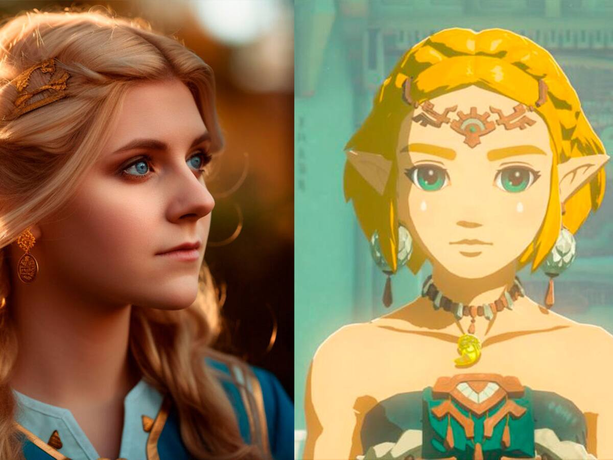 Así se vería la princesa Zelda en la vida real, según la inteligencia artificial