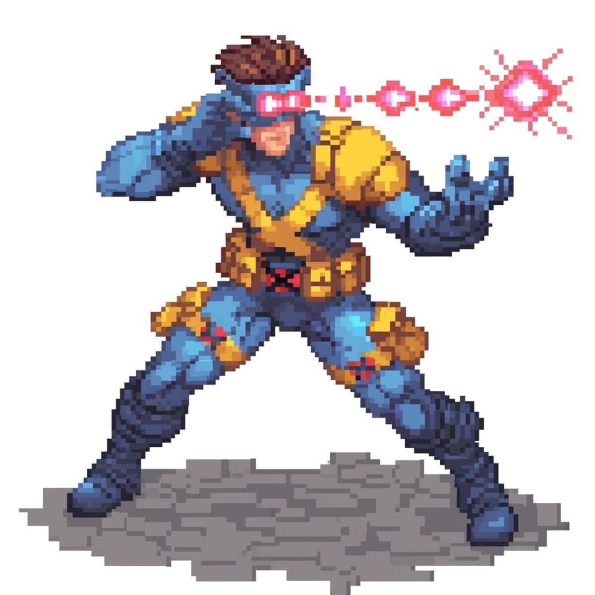 Ciclope en versión 8 bits según una IA