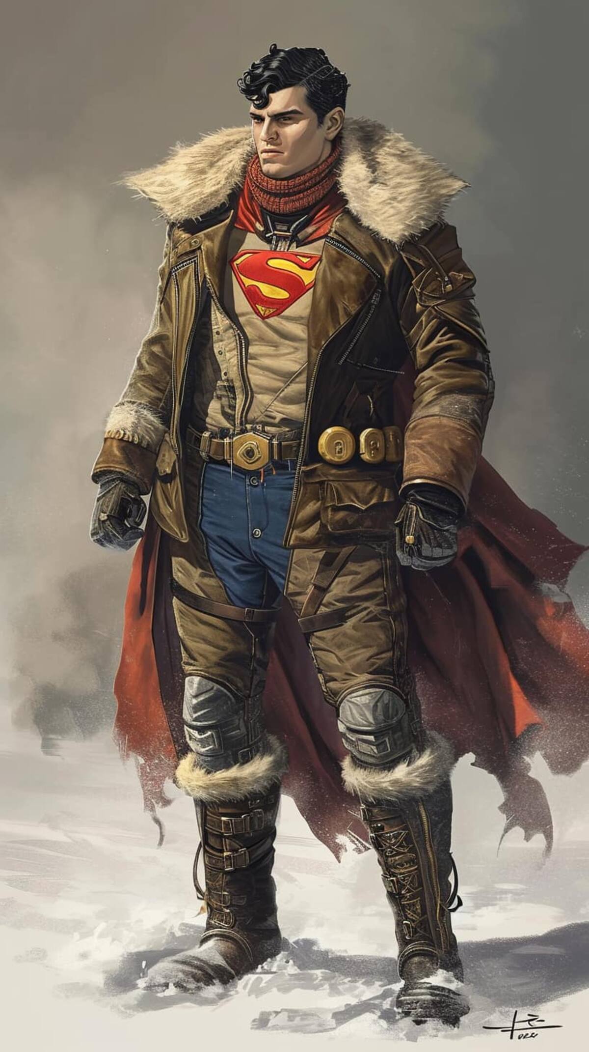 Superman en estilo steampunk según una IA