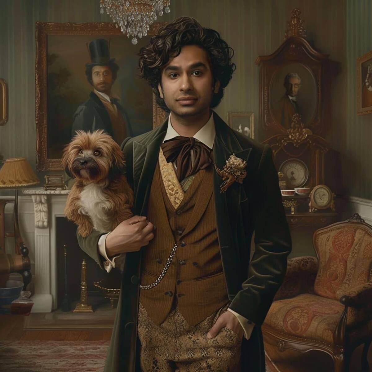 Raj de The Big Bang Theory en un drama histórico según una IA