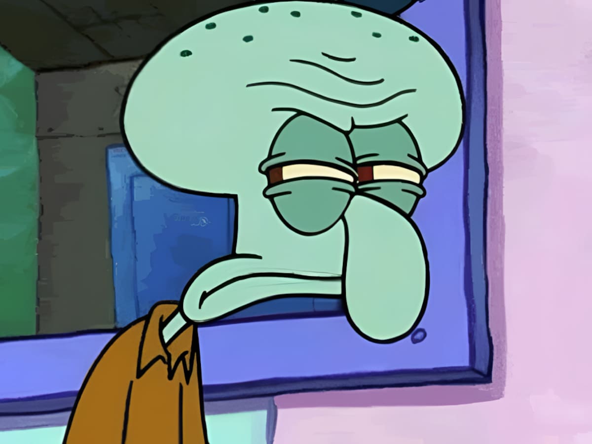 Así de pesadillesco luce Calamardo de “Bob Esponja” en la vida real, según inteligencia artificial