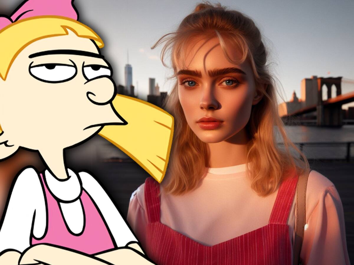 Oye Arnold: ¿Cómo se vería Helga Pataki de adulta en el mundo real, según inteligencia artificial?