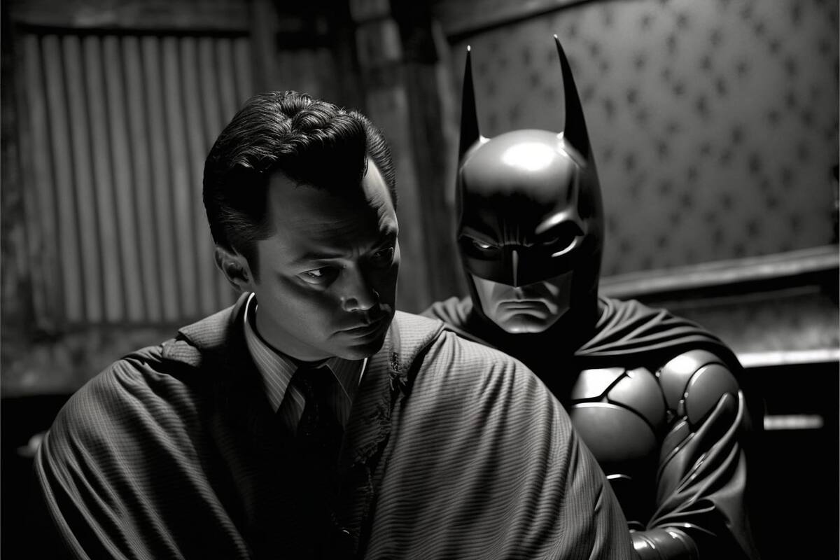 Batman en el esitlo de Kurosawa