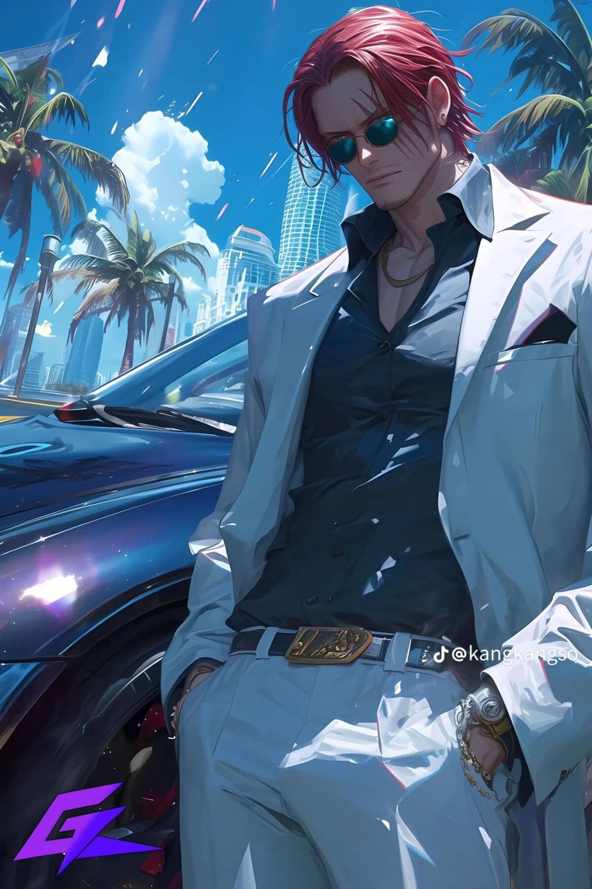 Shanks en el universo de GTA según una IA