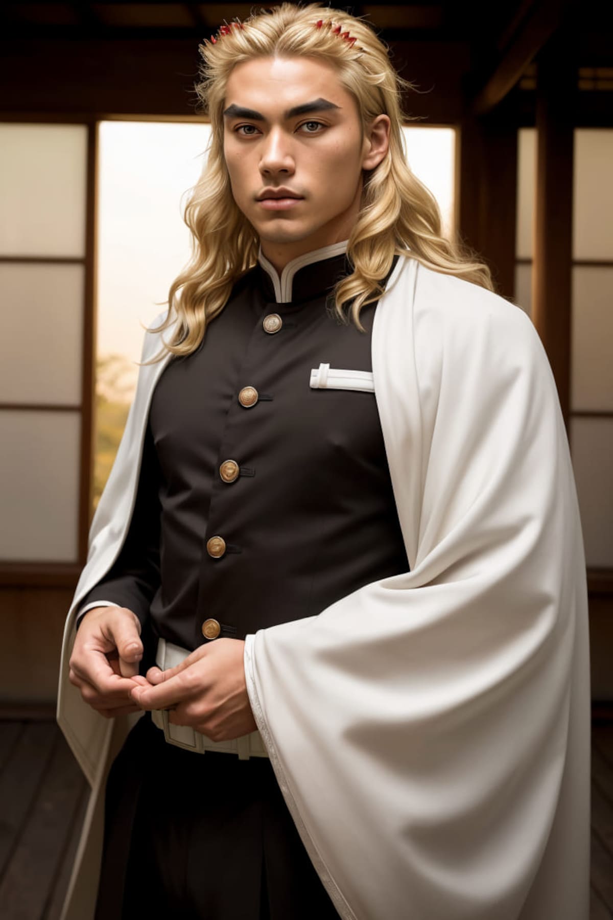 Así se vería Kyojuro Rengoku de Demon Slayer en la vida real, según la ...