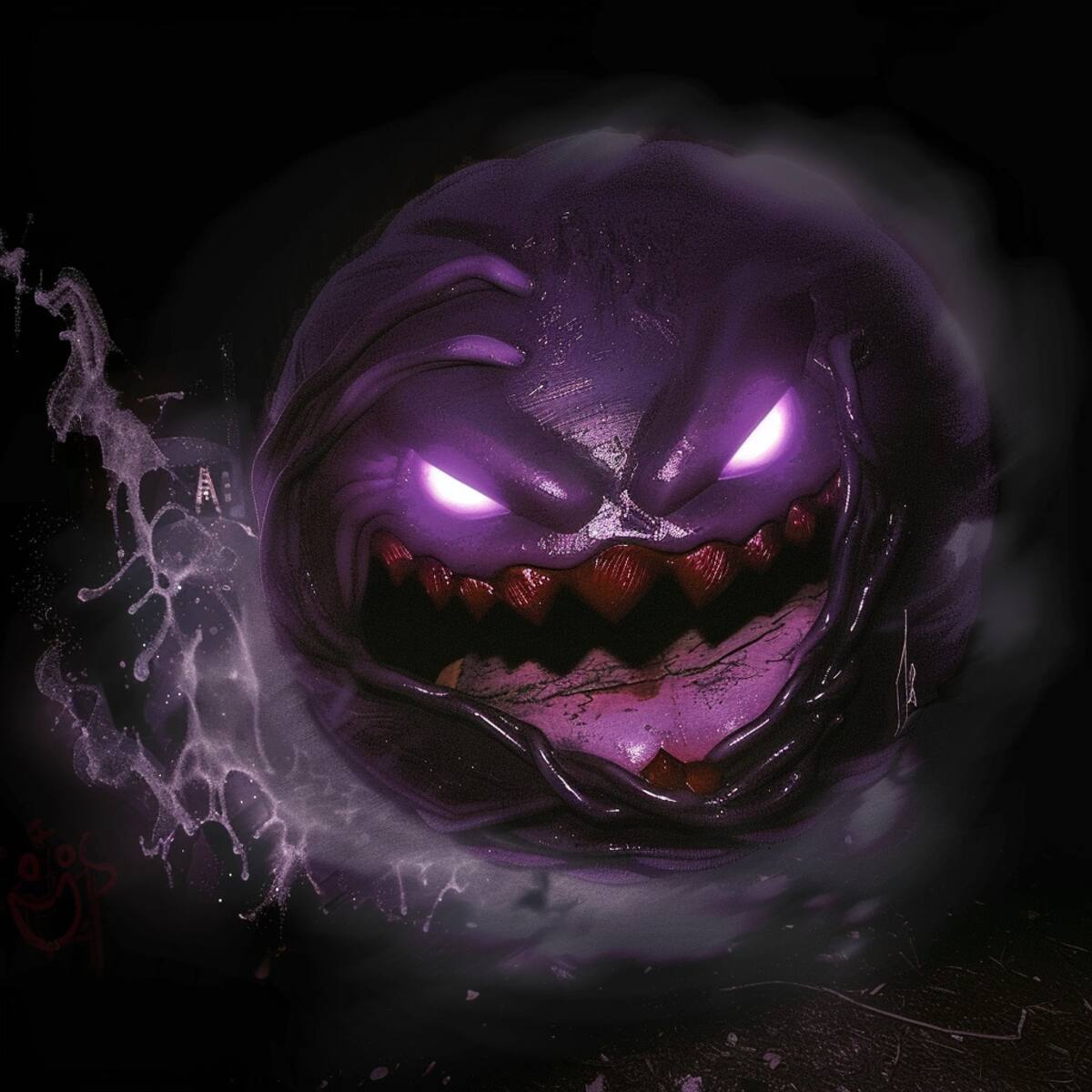 Gastly en la vida real según una IA