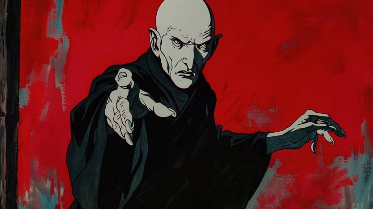 Voldemort en estilo anime según una inteligencia artificial