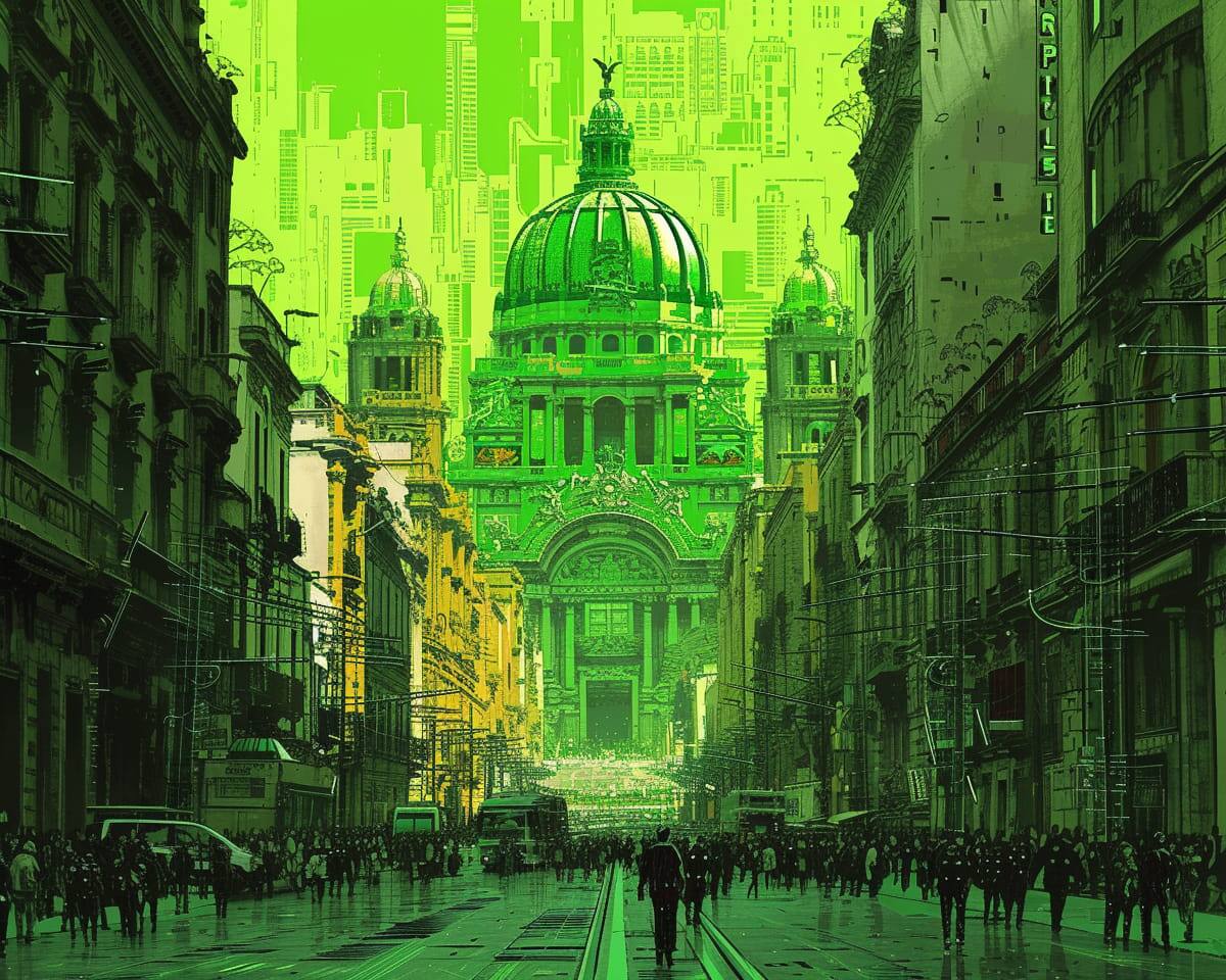 Bellas Artes en la versión cyberpunk