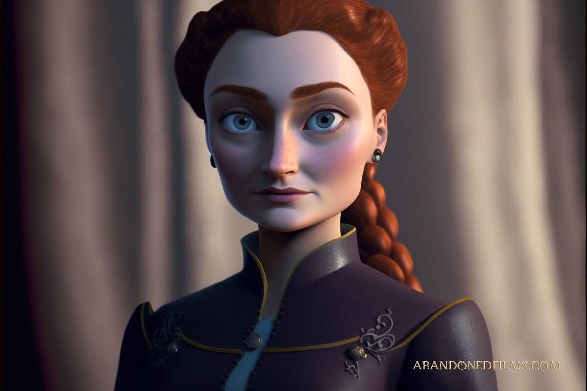 Personaje de GOT en estilo pixar según una IA