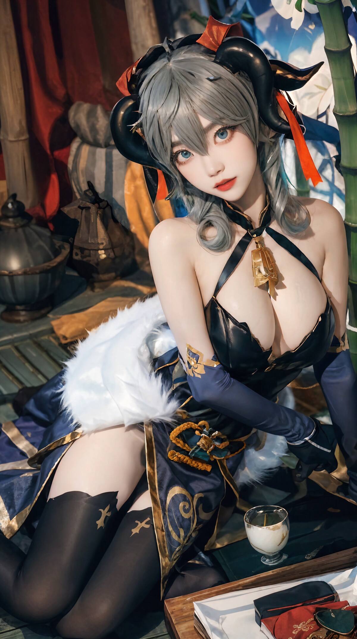 Así se vería Ganyu See de Genshin Impact en la vida real según la IA