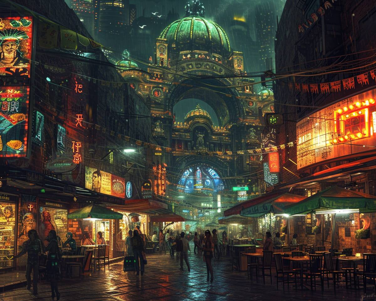 La ciudad cyberpunk de México