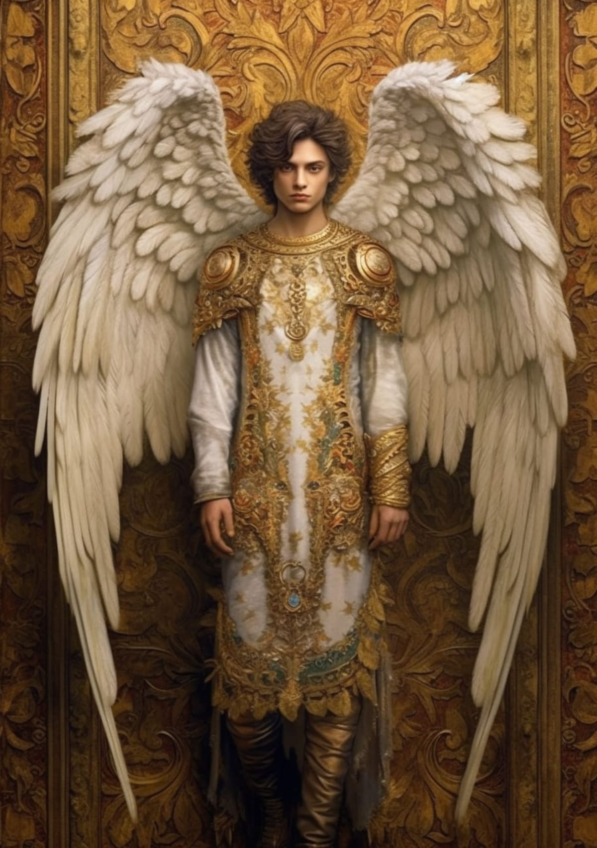 Así se vería el Arcángel Gabriel en la vida real según la inteligencia(03)