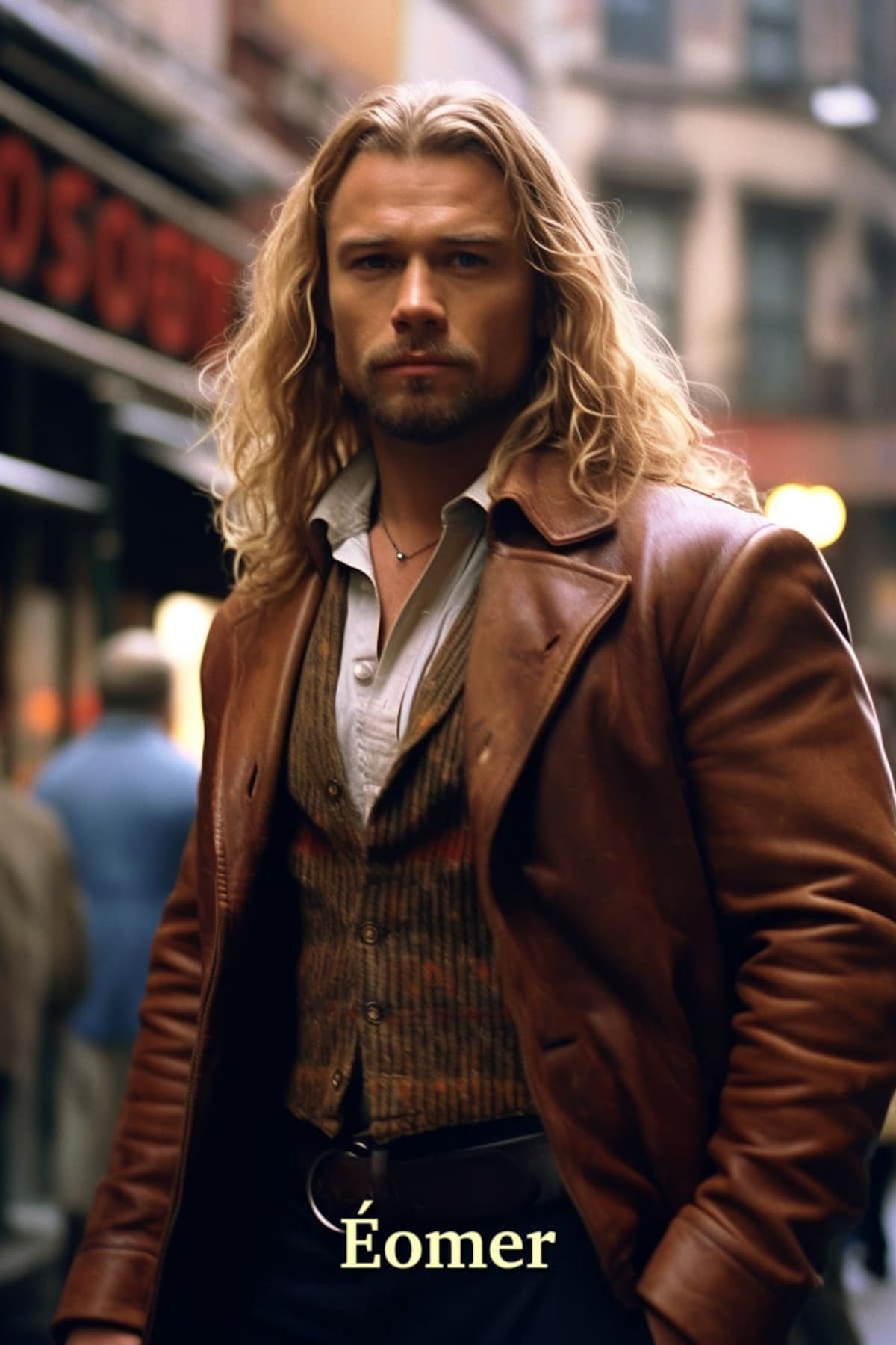 Éomer en estilo de Scorsese según una inteligencia artificial