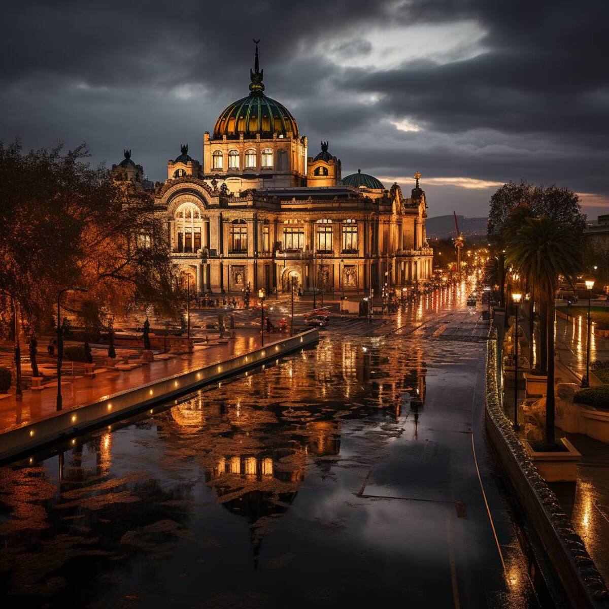 El palacio de la familia real.